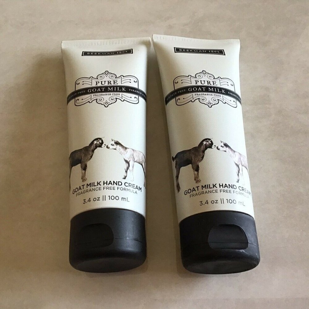 Beekman 1802 Pure Goat Milk Hand Cream DUO 3.4 oz. (FRAGRANCE FREE) - Sealed - Picture 3 of 7
